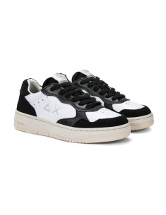 Sun68 Basket Love Lady girls' trainers with suede panels 2